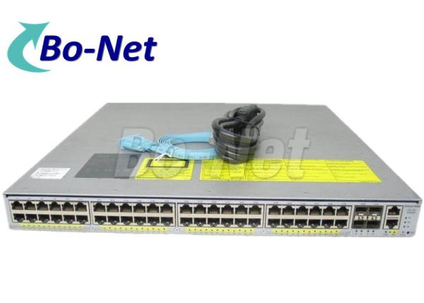 Fast Manageable Network Cisco Switch With 48 Network Ports Rack Mountable WS