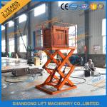 Small Electric Type Portable Hydraulic Fixed Mechanical Scissor Lift 1T - 30T