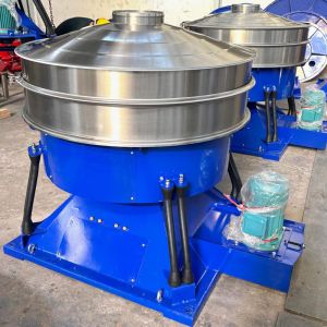 Ceramic powder material vibrating separation screening machine, imitating manual