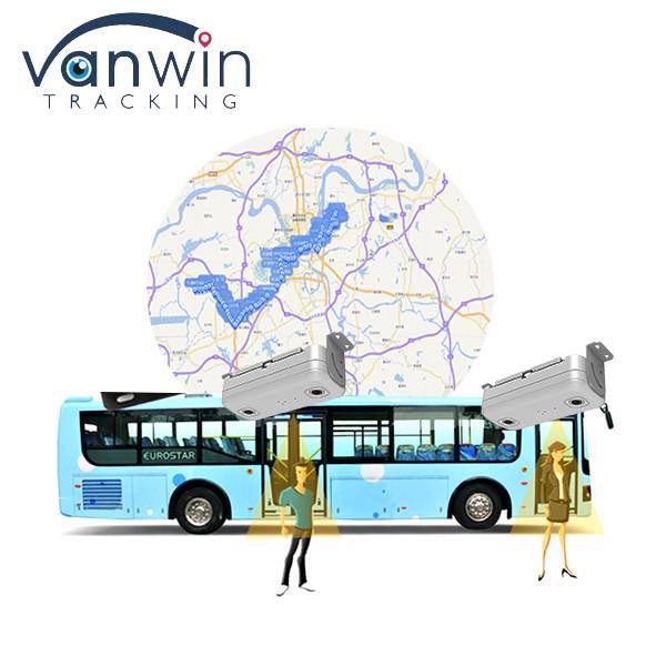 Automatic Two Bus Passenger People Counter Counting and 6CH ADAS DMS HDD SD GPS