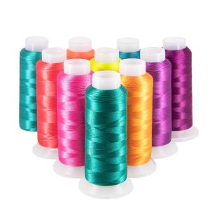 China 5000Y Length Branch Embroidery Thread Polyester Cotton Thread for Cross Stitch Embroidery wholesale