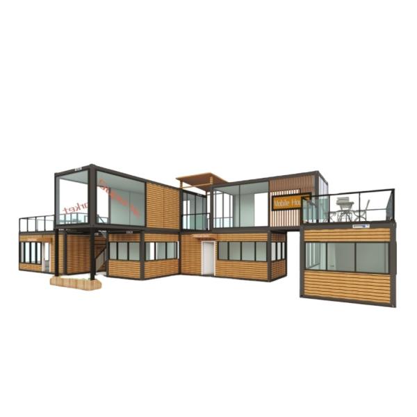 20ft/40ft Customized Color Combination Container Room for Sales Booth Coffee Shop Guard Room Office Bar