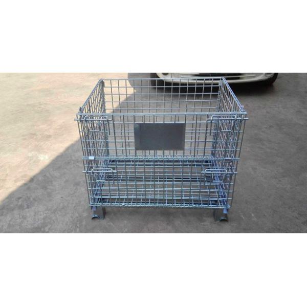 Mobile Steel Mesh Containers Stillage Collapsible Metal Mesh Containers