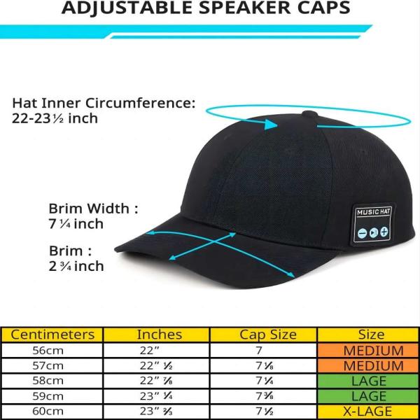 Quality Bluetooth speaker hat with bluetooth 5.1 adjustable songs wireless speaker for Horseback Riding, Kayaking,Snowboating for sale