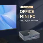 AMD Ryzen 9 5900HX Mini PC 2 LAN DDR4 Mini Game PC With Large Flow Fan