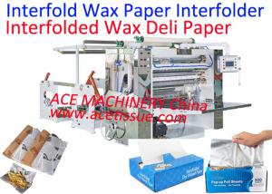 China Automatic Wax Paper Interfolding Machine For Deli Paper & Baking Paper on sale