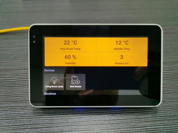Quality 5" Industrial POE Touch Tablet Android OS Control Panel HMI With Ethernet RJ45 Booting up Logo for sale