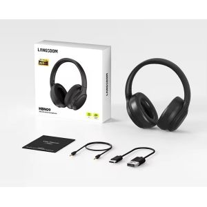 China New Custom Noise Cancelling Wireless Headphone Stereo Foldable Headset Earphone Over-head Wireless Headphones for Indoor Outdoor wholesale