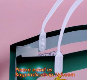 China Supermarket Soft Loop Handle Shopping Pe Resealable Pp Tote Plastic Waterproof Bag,PP Plastic Handle Bag with UV Printin wholesale