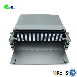 FTTH 19 3U ODF Patch Panel 288F ODF Rack Mount Fiber Patch Panel Splicing Type