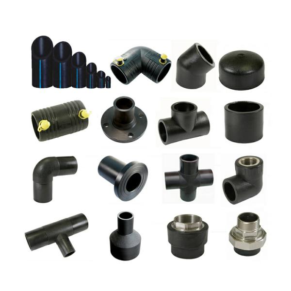 PE100 PN16 SDR11 Hdpe Equal Tee Socket Pipe Fitting 20-110mm For Sewage Treatment