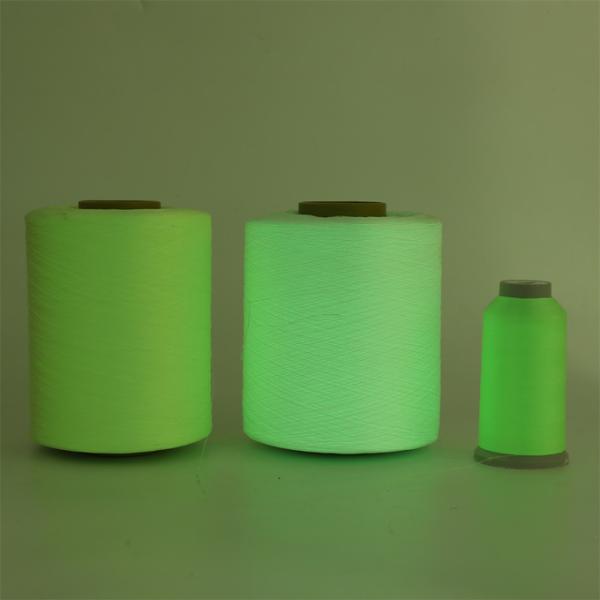 Fluorescent Glow Up Yarn Luminous Polyester Yarn 150D Polyester Glowing Yarn