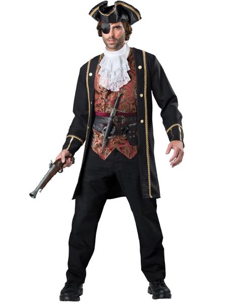 Quality 2016 costumes wholesale high quality fancy dress carnival sexy costumes for halloween party Pirate Captain for sale