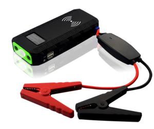 China multi function auto jump starter power bank with wireless charge on sale