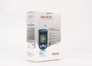 Safe UG Digital Blood Glucose & Uric Acid  Monitoring Kit  Lancet Ejector Data Download Option /Data Transfer Option LCD
