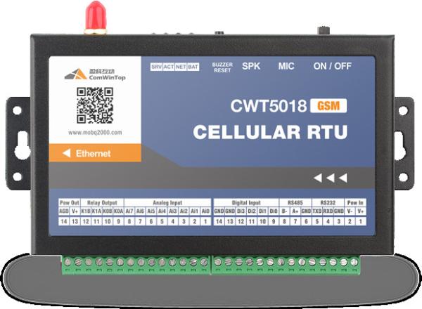 Quality GSM GPRS Modbus Control water level 4DI 8AI 2 Relay Output RS232 RS485 for sale