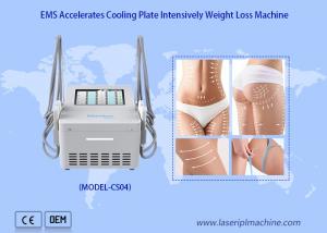 China Ems Fat Reduce Cryo Plate Machine With 4 Cooling Pads wholesale
