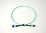 24 Core OM3 MPO TO MTP Connector Patch Cord / MTP Optical Connector
