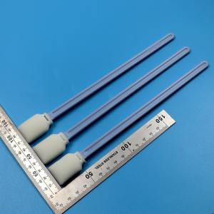 China 228mm Lint Free Blue Long Handle Rectangular Cleanroom Swab Large Format Printer Cleaning Foam Swab on sale