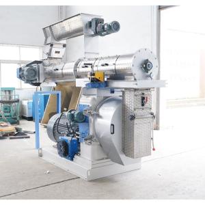 China 2-4TPH PLC Control Chicken Feed Production Line 2-8mm Livestock Feed Pellet Machine wholesale