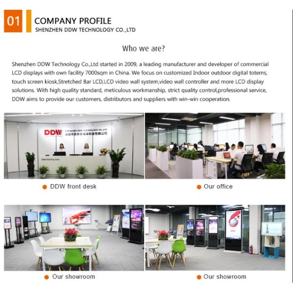 Personalized Mosaic Video Wall / DDW Super Narrow Bezel Video Wall