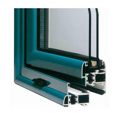 Powder Painted Aluminum Window Extrusion Profiles For Double Glazing Casement Window