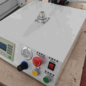 LED Bulb Automated Glue Dispenser 150W Glue Dispensing Machines Round