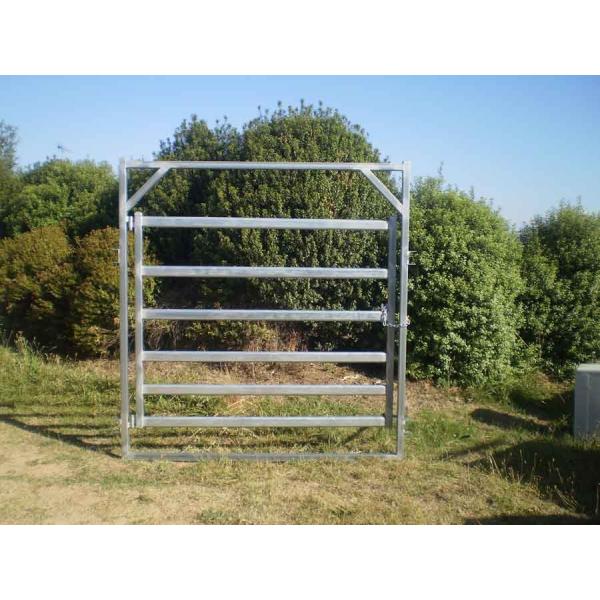 Hot Dipped Galvanized Pipe Full Welded Silver Painted AS/NZS standard 1.8mx2.1m width Livestock Panels