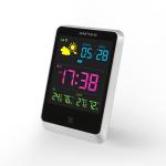 Wireless Temperature Humidity Sensor Thermometer Hygrometer Digital Alarm Clock