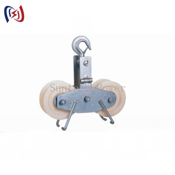 Front And Rear Wheels Tandem Sheave Stringing Block Nylon Sheave Galvanized