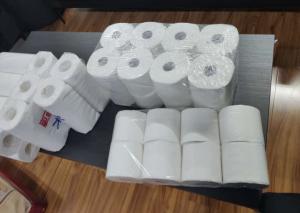 China kitchen towel line maxi roll packing machine paper roll wrapping machine wholesale