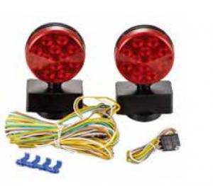 China Red Color 8lb Magnetic Base LED Trailer Tail Lights DOT Certified on sale