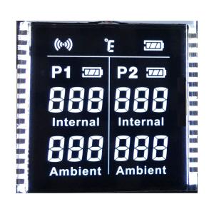 China Factory Price Custom Screen VA Segment LCD Display Color PIN White Backlight For Food Thermometer wholesale