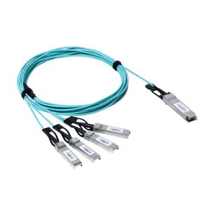 China 1m (3ft) Juniper Compatible 40Gbps QSFP+ Active Optical Cable on sale