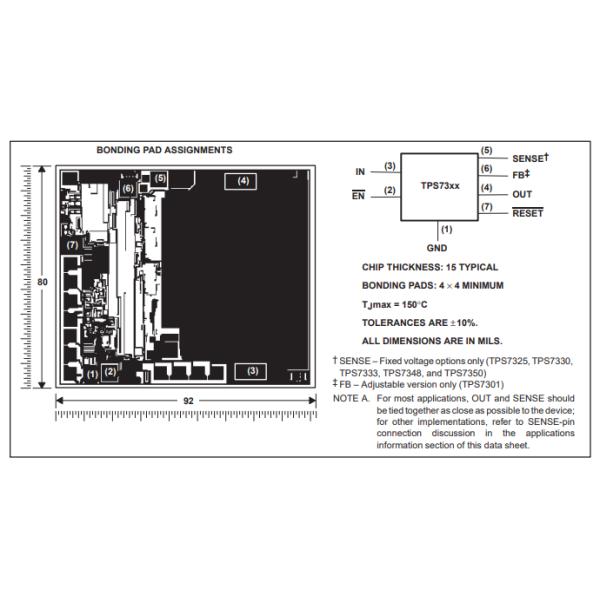 TPS7333QDR Linear Integrated Circuits Linear Voltage Regulator IC 1 Output 500mA