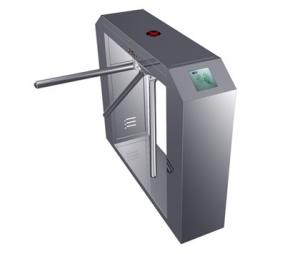China Indoor barcode card, ID card 0.2s RS485 Digital Stainless Steel Barrier Gate System wholesale