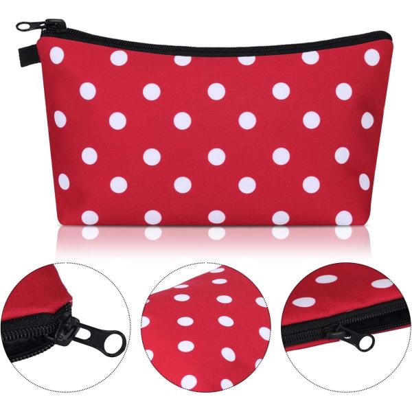 High Quality Lightweight And Waterproof Dot Toiletry Bags For Girls Women