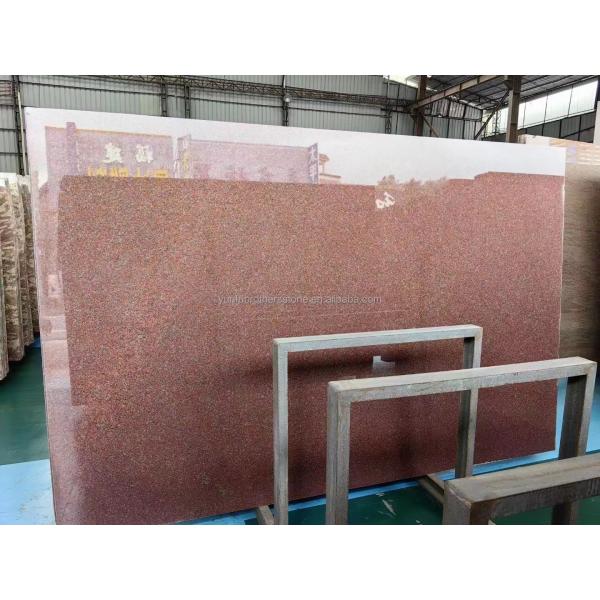 Modern India Red Granite Slabs for Exterior Interior Wall Stones and Door Frame Honed Surface