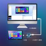 10.1 Inch Uart Tft Display with touch panel, 1024x600Resolution TTL HDMI