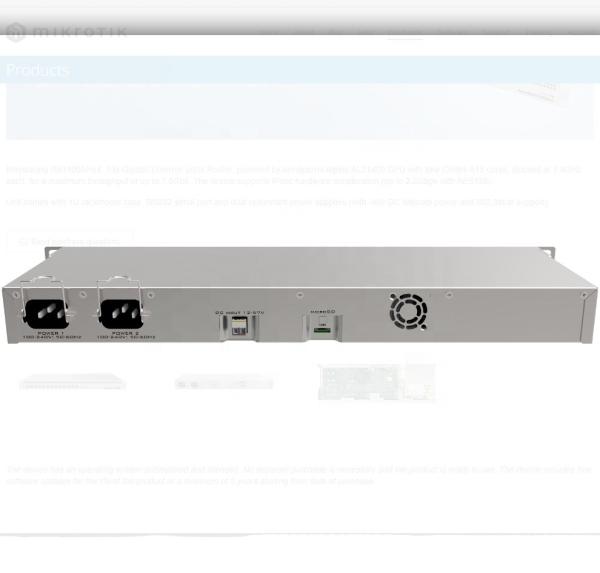 Quality Mikrotik RB1100AHx4 Router with 13xGigabit Ethernet Ports and ARM 32bit AL21400 CPU for sale