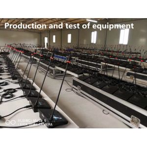 Wireless Discussion Vote Conference Microphone System Hot Swappable With 8P