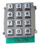 Ruggedized Backlit 12 Keys Keypad Vandal Resistant Keypad Dot Matrix