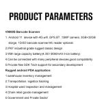 5.5 Inch Android PDAs NFC Terminal PDA with 1D 2D Barcode Scanner Cheap Handheld