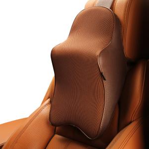 Memory Foam Car Neck Pillow - Neck Support Headrest Pillow - Lumbar Support for Car Two-in-One Back Seat Cushion 