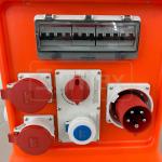 Syntax MK2N 5P 63A Portable Distribution Box PE Material With 16Amp Mechanical