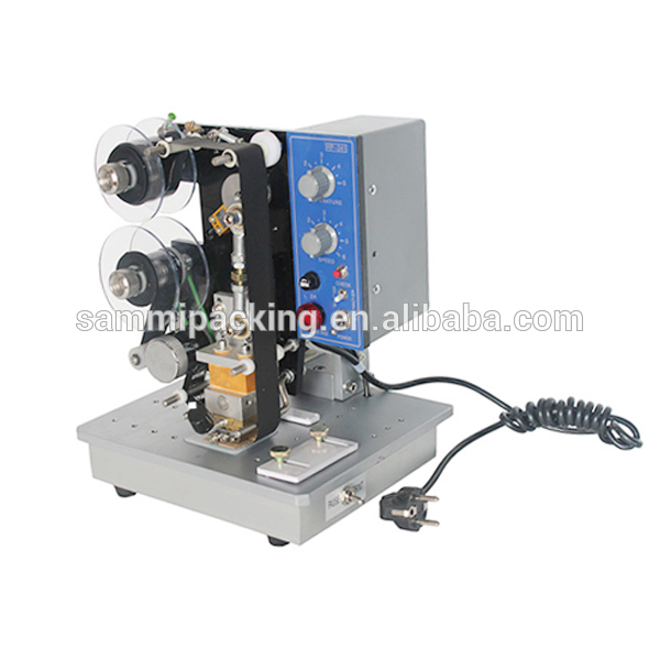 New Arrive Semi-Auto Hot Color Ribbon Code Printing Machine