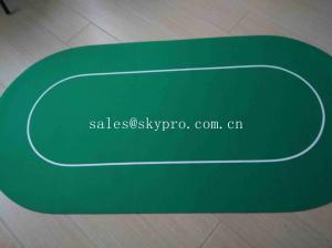 China Foldable Poker Felt Gambling Table Mat , Professional Mahjong Table Mats on sale