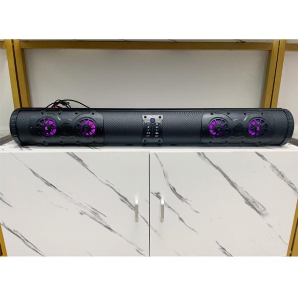 Amplified ATV UTV Golf Cart BT Connector 8 Golf Cart Speaker Soundbar Waterproof With LED Lighting