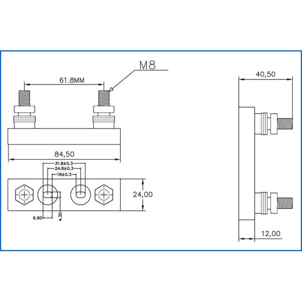 Linde Forklift Parts UL94-V0 Fireproof Level Bolt On Fuse Holder 3253573925 Fixture