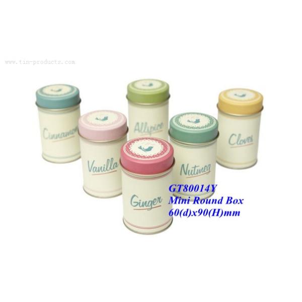 Minits Tin Box for Power & Kitchen Jar from Golden Tin Box